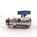 Zinc Handle Angle Ball Valve 1/2&quot*3/4&quotwith Ss Cover